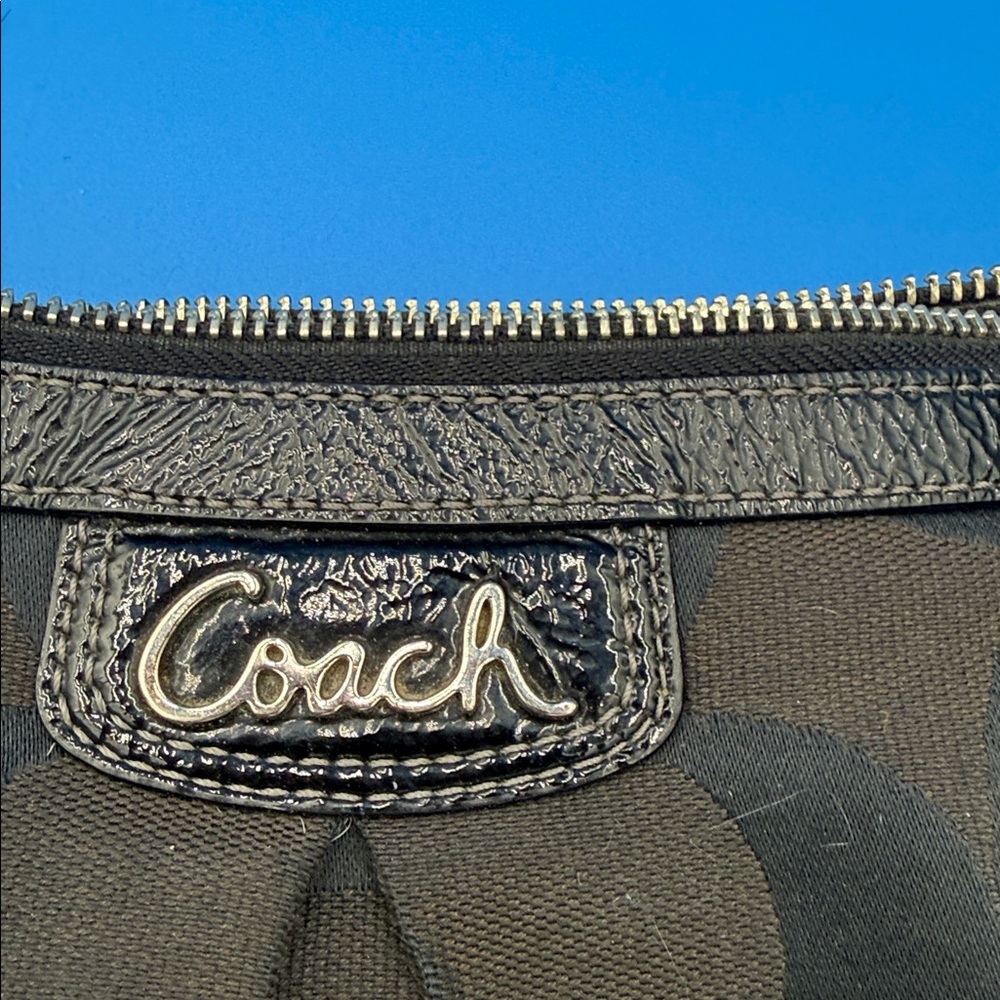 Vintage Coach Black Monogram Hobo Bag - Picture 10 of 10